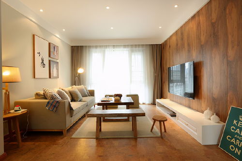 暖色系演繹溫馨美學，90㎡小家電視墻設(shè)計獲贊無數(shù)