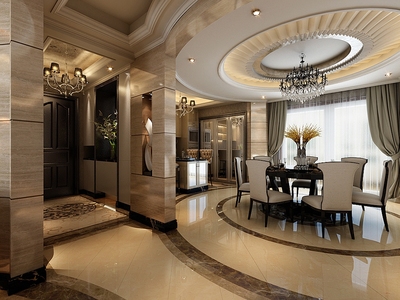 220平米90萬預算，簡歐風三居室如何打造？上海裝修案例大全解析